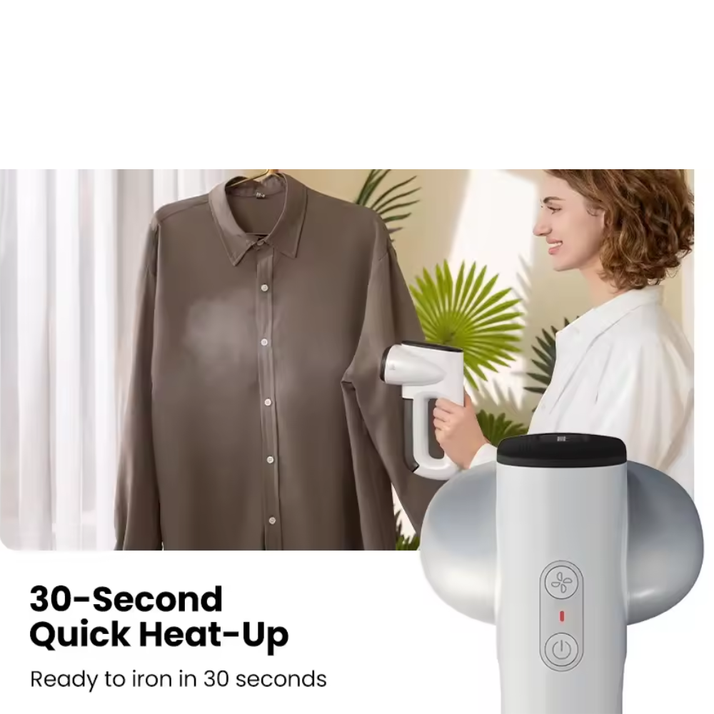 SteamVac™ Pro – Self-Suction Garment & Mite Remover